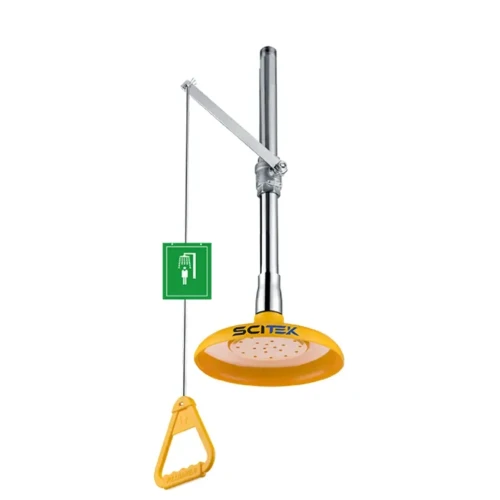 Wall-mounted Shower & Eye Wash SS 304/ABS EW-WS1, WS2 Scitek Global Wall-mounted Shower & Eye Wash SS 304/ABS EW-WS1, WS2 Scitek Global